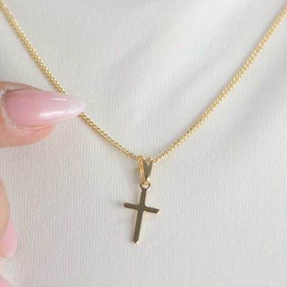 COMBO CADENA CUBANITA + DIJE CRUZ