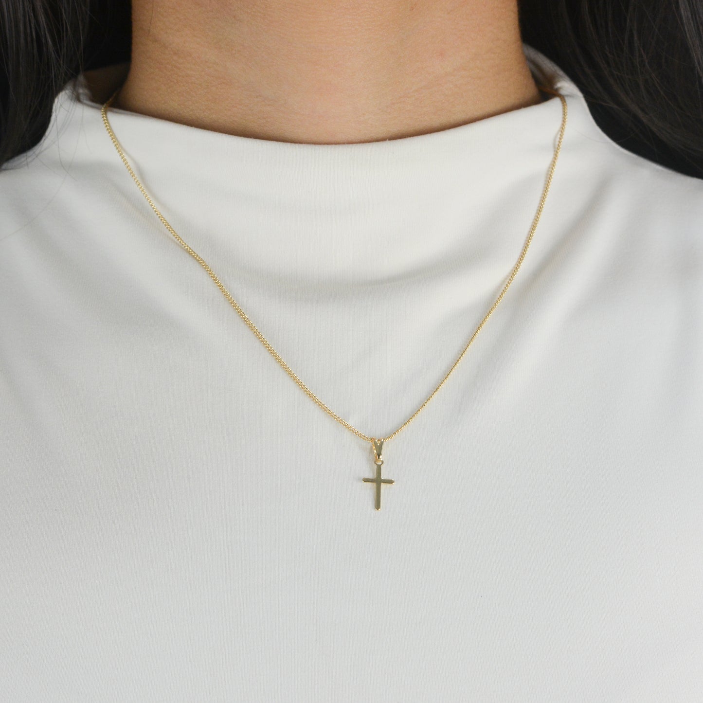 COMBO CADENA CUBANITA + DIJE CRUZ