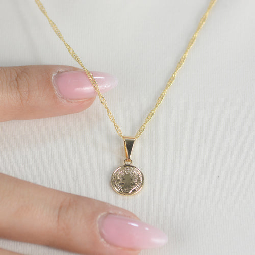 COMBO CADENA SINGAPUR + DIJE SAN BENITO