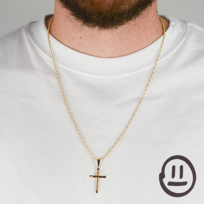 COMBO CADENA MILITAR + DIJE CRUZ