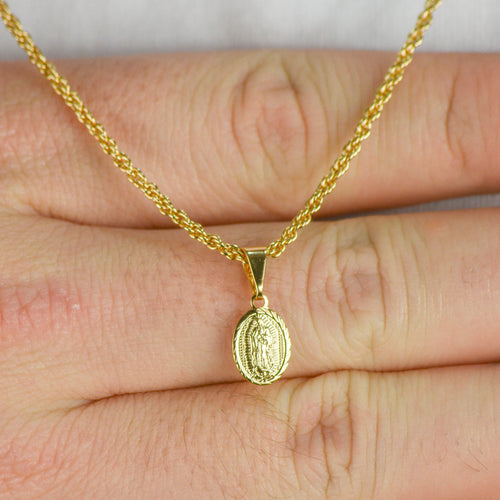 COMBO CADENA LAZITO + DIJE VIRGEN